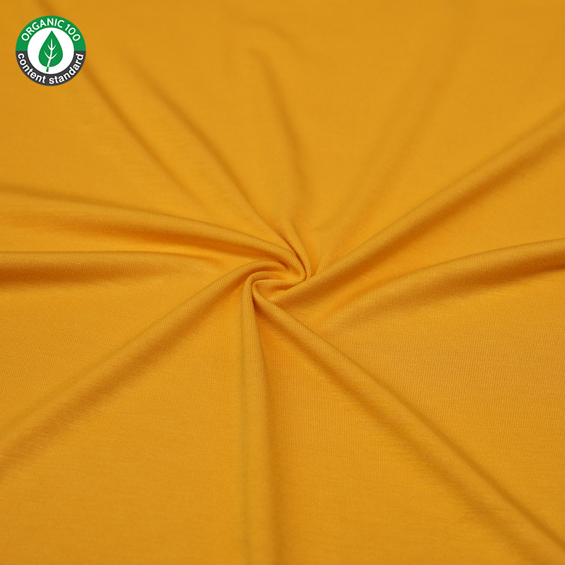 Organisk bambu/spandex Jersey Dress Fabric