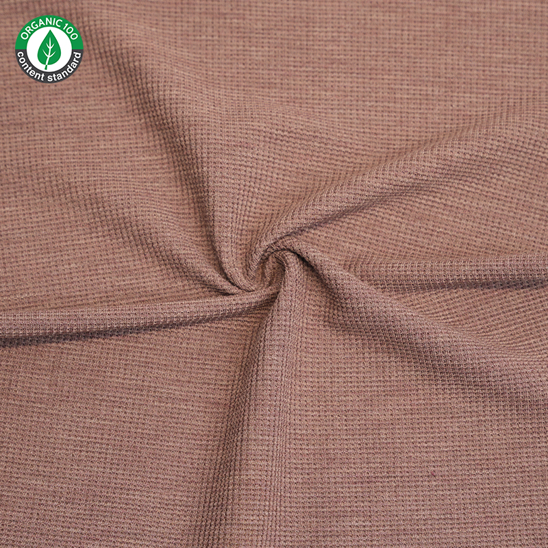 Bambu/polyester stretch våffla